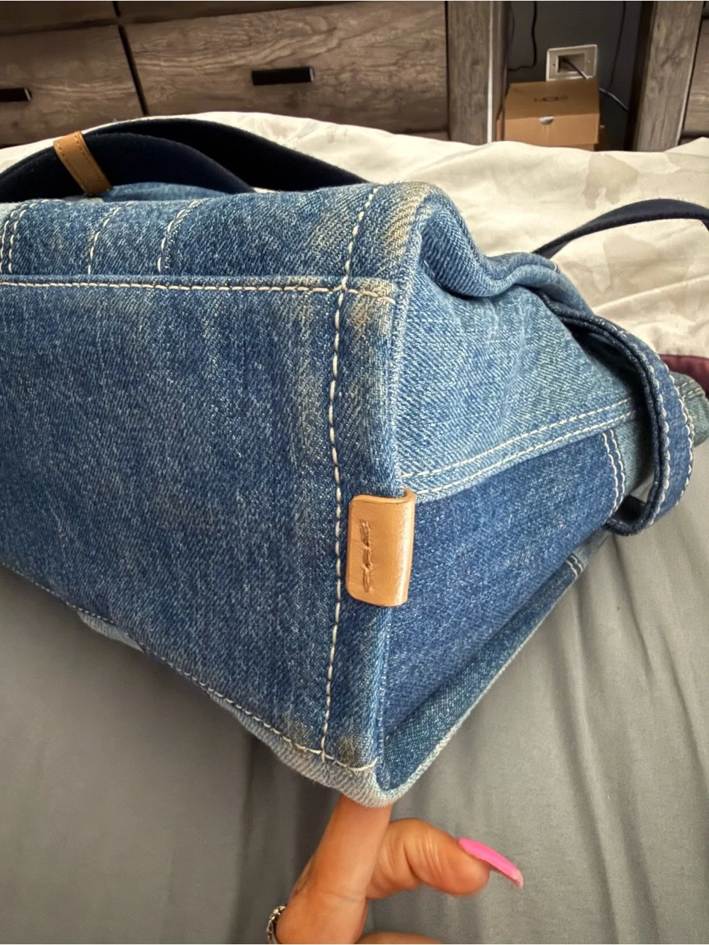 Marc Jacobs patchwork denim